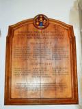 St Margaret (roll of honour) , Ditchling